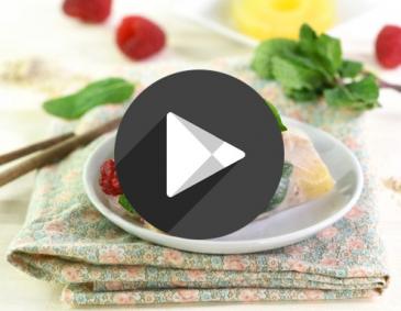 Video - Sommerrollen mit kokos-nussiger Himbeerfülle