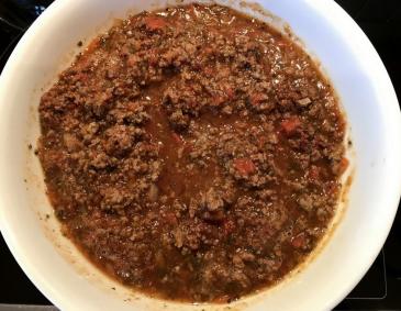 Tomaten Fleisch Sauce