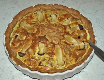 Quiche mit Kräuterseitlingen
