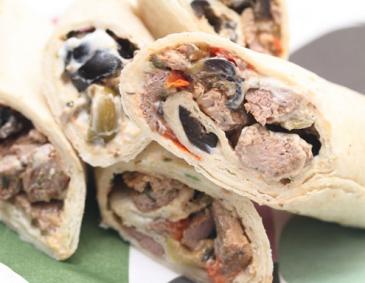Griechische Lamm Wraps