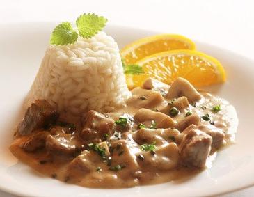 Hühnergeschnetzeltes mit Balsamico