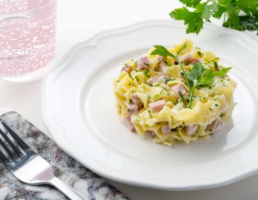 Schinkenfleckerl