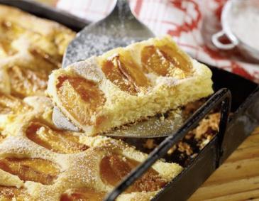 Saftiger Topfen-Obstkuchen