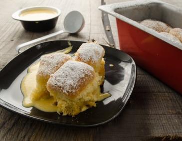 Buchteln in Vanillesauce