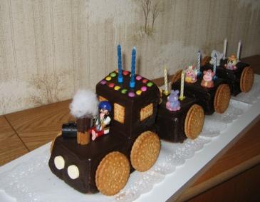 Eisenbahn-Torte
