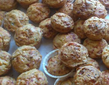 Pikante Schinken-Käse-Muffins