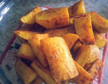 Curry Potato Wedges