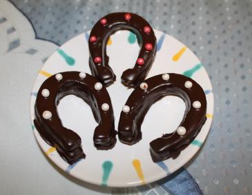 Glücksbringer Schokoladehufeisen