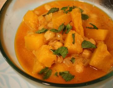 Kürbis-Curry mit Kokosnuss