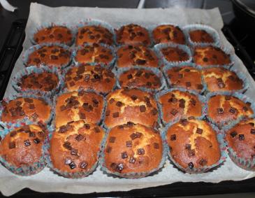Muffins mit Schokostreusel