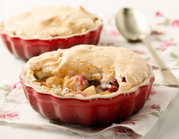 Überbackener Obstsalat