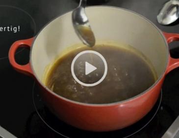 Video - Sauce binden