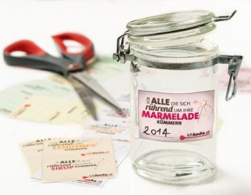 Etiketten für Ihre selbstgemachten Marmeladen