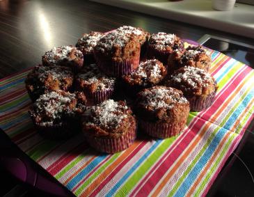 Heidelbeer-Muffins ohne Mehl und Zucker