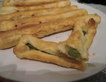 Spargel im Schlafrock