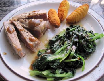 Thunfischsteak mit Pak Choi