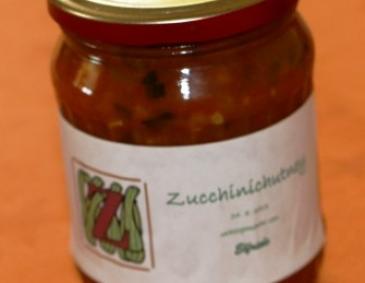 Zucchinichutney mit Paprika