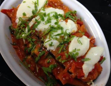 Auberginen-Lasagne mit Mozzarella