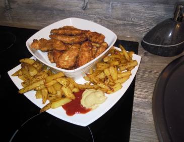 Hühnernuggets aus dem Backrohr