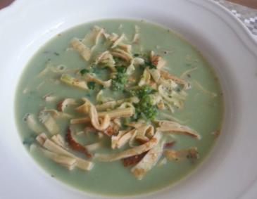 Petersilien-Schaum-Suppe