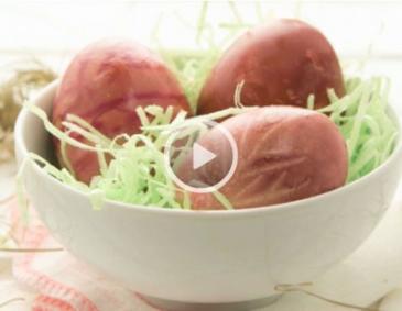 Video - Eier rosa färben mit Roten Rüben
