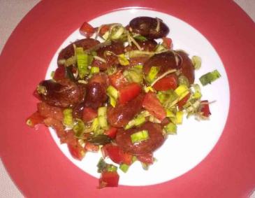 Bunter Käferbohnensalat