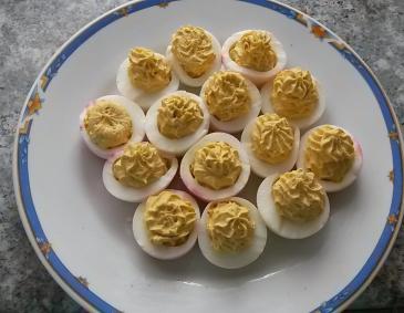 Garnierte Eier