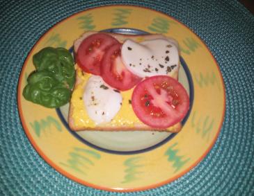 Mozzarella-Tomaten-Toast