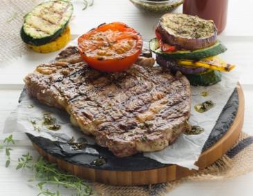 Steak mit Grillgemüse