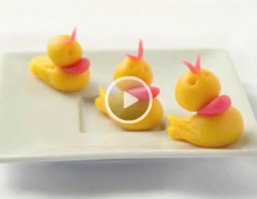 Video - Süße Ente aus Marzipan