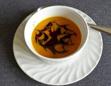 Kürbissuppe mit Ingwer