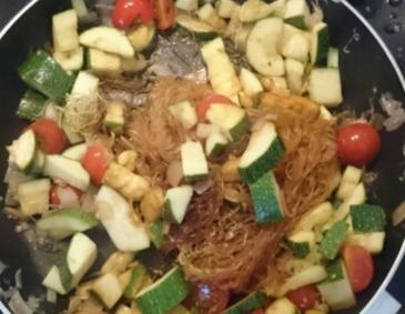 Zucchini-Glasnudeln