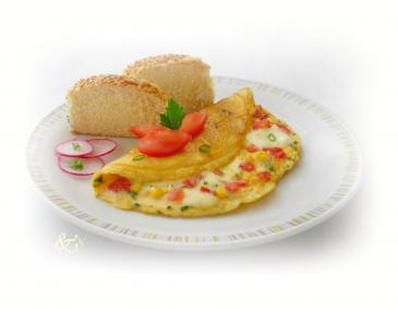 Paradeiser-Mozzarella-Omelett