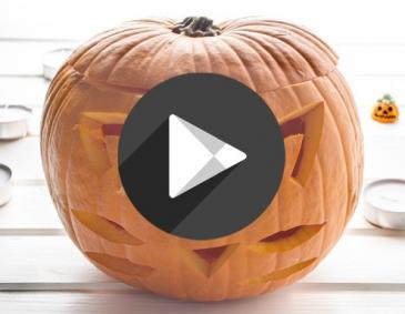 Video - Halloween-Kürbis schnitzen