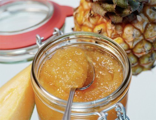 Ananas-Melonen-Marmelade