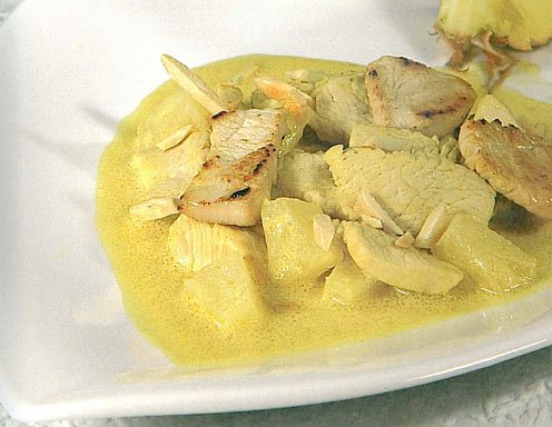 Puten Curry Mit Ananas Rezept Ichkoche At