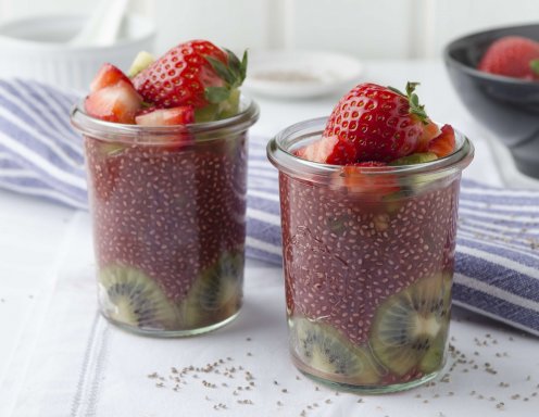 Erdbeer-Chia-Pudding Rezept