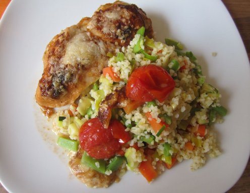 Uberbackene Huhnerbrust Mediterran Rezept Ichkoche At 