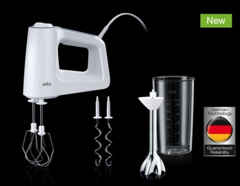 Handmixer MultiMix 3, HM 3107 von Braun - ichkoche.at