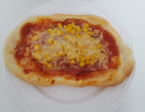 Pizza Mit Schinken Und Mais Rezept Ichkoche At