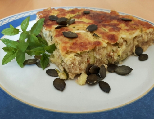 Steirischer Zucchini-Amaranth-Auflauf - Rezept - ichkoche.at