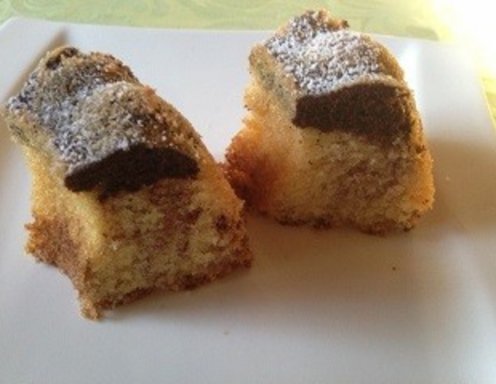 Biskuit-Marmor-Kuchen - Rezept - ichkoche.at