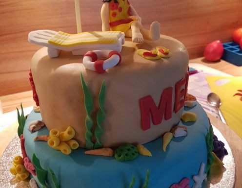 Geburtstags Motivtorte Meer Rezept Ichkoche At