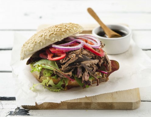 Pulled Duck Burger Rezept