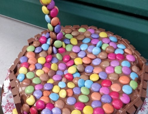 Smarties Torte Mit Nussboden Rezept Ichkoche At