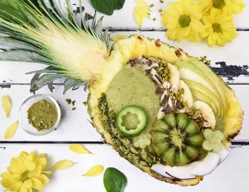 Green Smoothie Bowl Rezept 