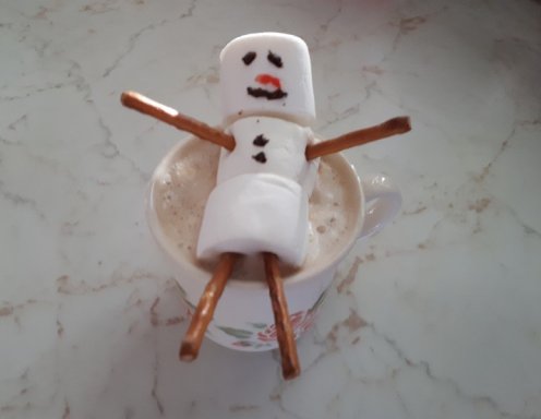 Heiße Schokolade mit Schneemann von zuckerschneckal