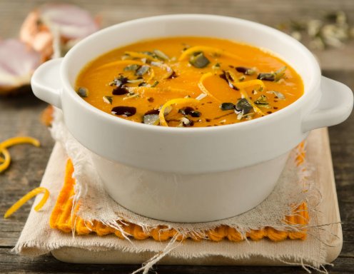 Karotten-Blutorangen-Suppe