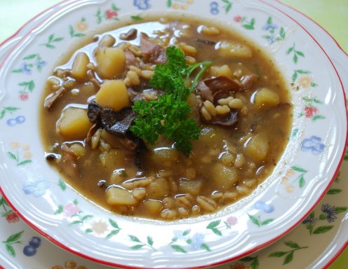 Kartoffel-Pilz-Suppe von omami