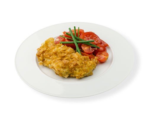 Rezept für Scholle mit Cornflakes-Panade